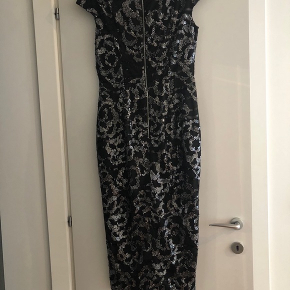 NWT Sequin Beaded Cocktail Sheath Sz 8-10 - Picture 6 of 13